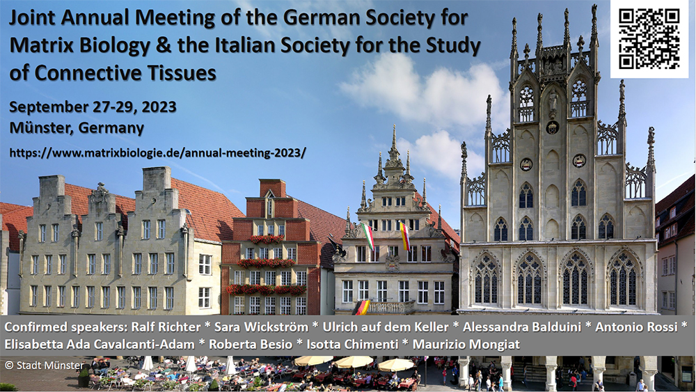 Joint Annual Meeting of the German Society for Matrix Biology & the Italian Society for the Study of Connective Tissues