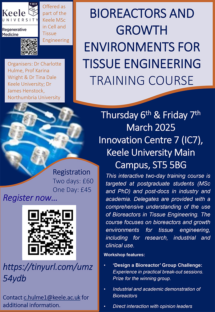 2025 Bioreactors and Growth Environments for Tissue Engineering Workshop